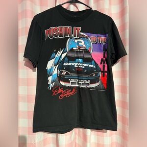 RARE Vintage 1996 Dale Earnhardt NASCAR Graphic Push It To The Limit Shirt